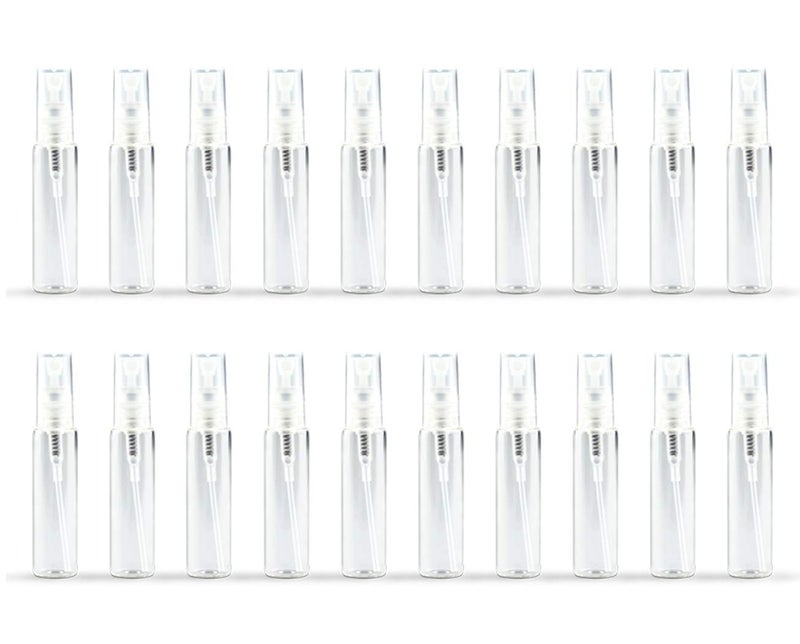 ZbFwmx 20 Pack Set 10ML Protable Refill Bulk Atomizer Spray Travel Perfume Bottle Hydrating Empty Bottle (Clear-1) - Image 3